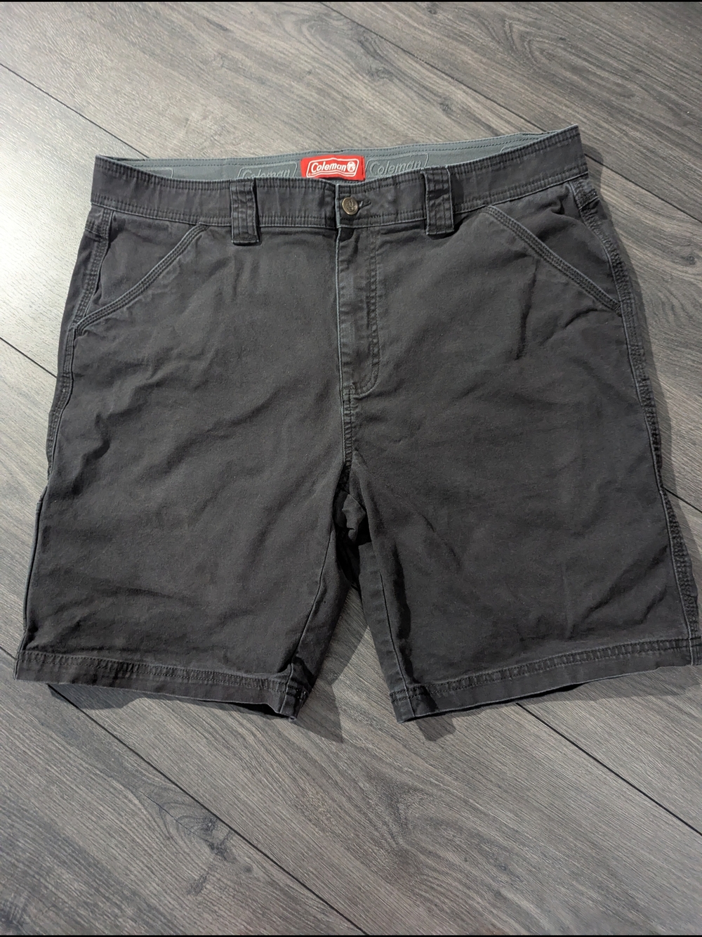 Coleman Men’s Black Flat Front Cotton Shorts